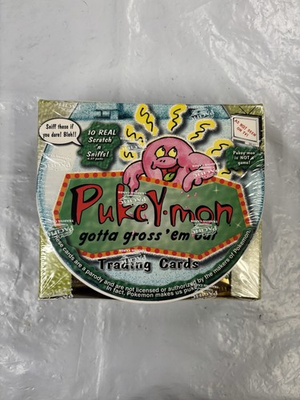 #ad PUKEY MON NEW SEALED BOX 36 PACKS PUKEYMON POKEMON PARODY like garbage pail kids $49.00