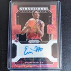 Evan Mobley 2021-22 Prizm RC Sensational Signatures Auto Choice Red Scope