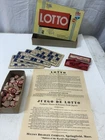 1950s LOTTO /Milton Bradley VTG Complete Boxed Board/Travel Style Game READ