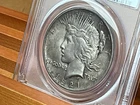 1921 Peace Silver Dollar High Relief PCGS AU58 CAC Gold Shield 7356.58 34422655