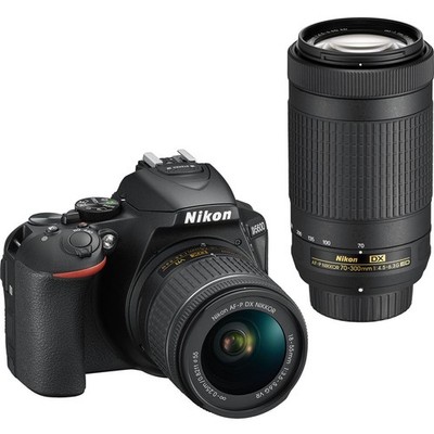 Nikon D5600 DSLR Camera with 18-55mm and 70-300mm Lens for sale