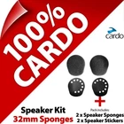 Cardo 32mm Speaker Accessory Kit includes Sponges, Stickers and Adhesive Pads