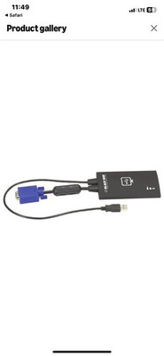 Black Box Network - KVT100A - Black Box USB Laptop Console Crash Cart Adapter