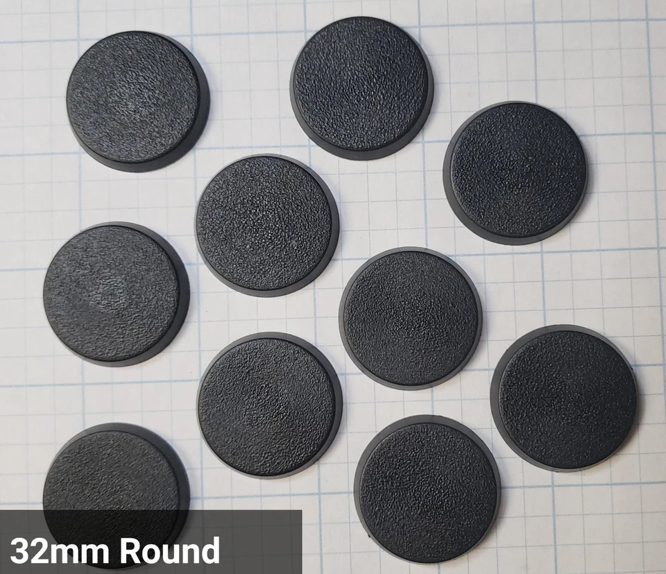 Warhammer 40k Ork Bits Kill Team Kommando 32mm Bases x10 Foto 2 de 4