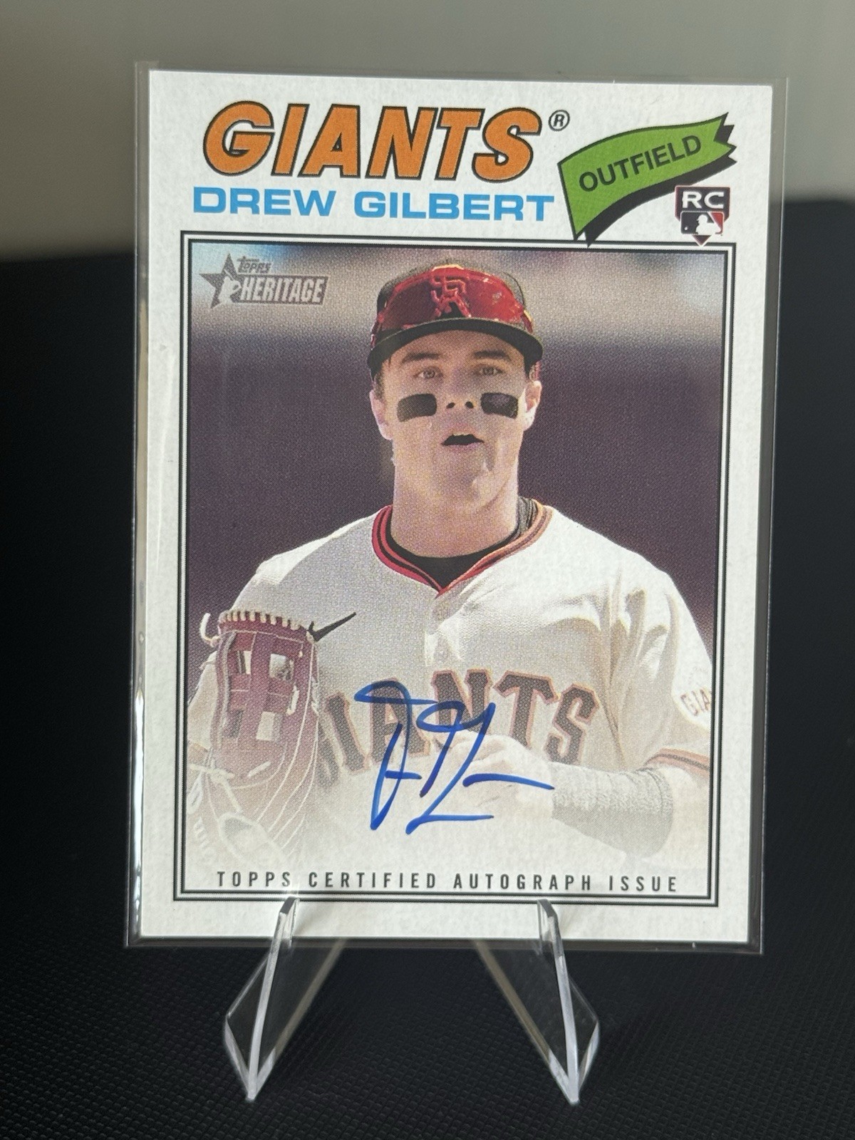 2026 Topps Heritage - Real One Autographs-Drew Gilbert #ROA-DG (AU, RC)