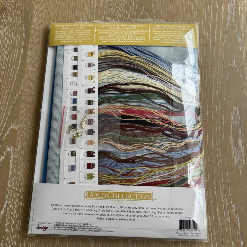 Dimensions Gold Collection Christmas Sled Stocking Counted Cross Stitch-16" Long - Image 3 of 4