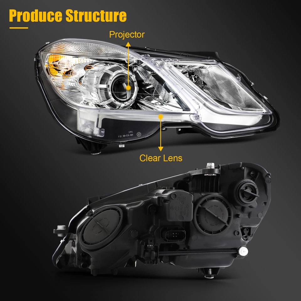 Conjunto de faros derecho pasajero para Mercedes Benz E350 E400 E550 2010-2013 Foto 3 de 4