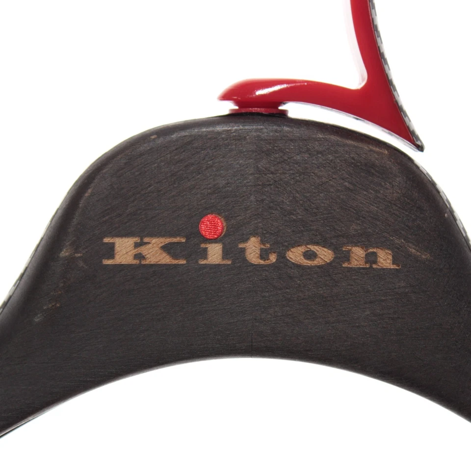 Kiton Suit Hanger in Brown with Black and Red Details Toscanini - Image 2 of 4