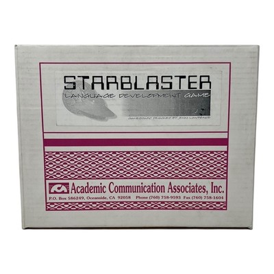 Starblaster Language Development Game 1998 Academic Communication Assoc