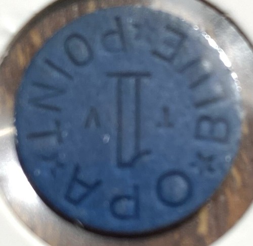 Vintage WORLD WAR 2-one (1) Blue OPA Ration Token-FREE SHIPPING! - Picture 2 of 4