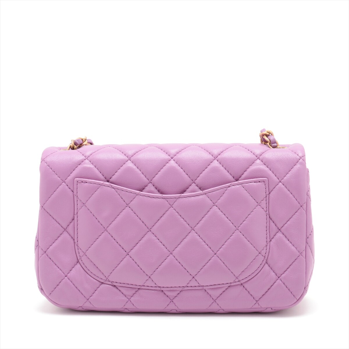 Chanel Mini Matelasse 20 Lambskin Single Flap Single Chain Bag
