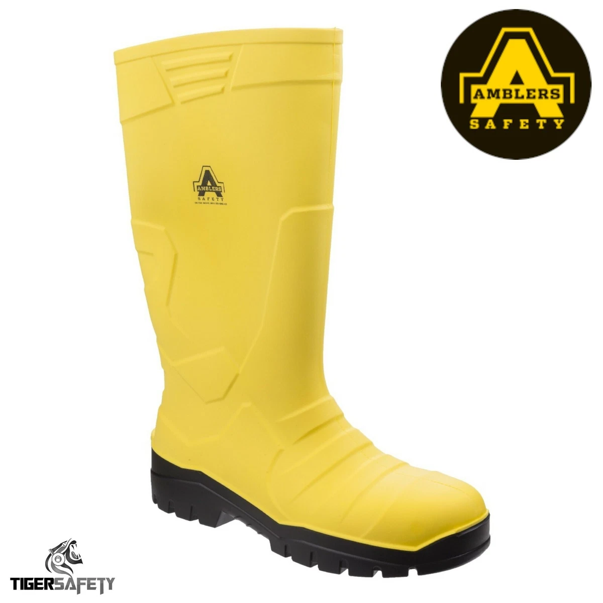 Insulated steel toe wellington sale boots
