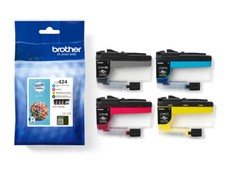 Brother 4x Original Tinte Patronen LC-424-VAL für DCP-J1200W Value Pack Set