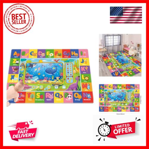 Baby Play Mat for Floor, Kids Play Rug, Playmat Baby Crawling Mat Educational...