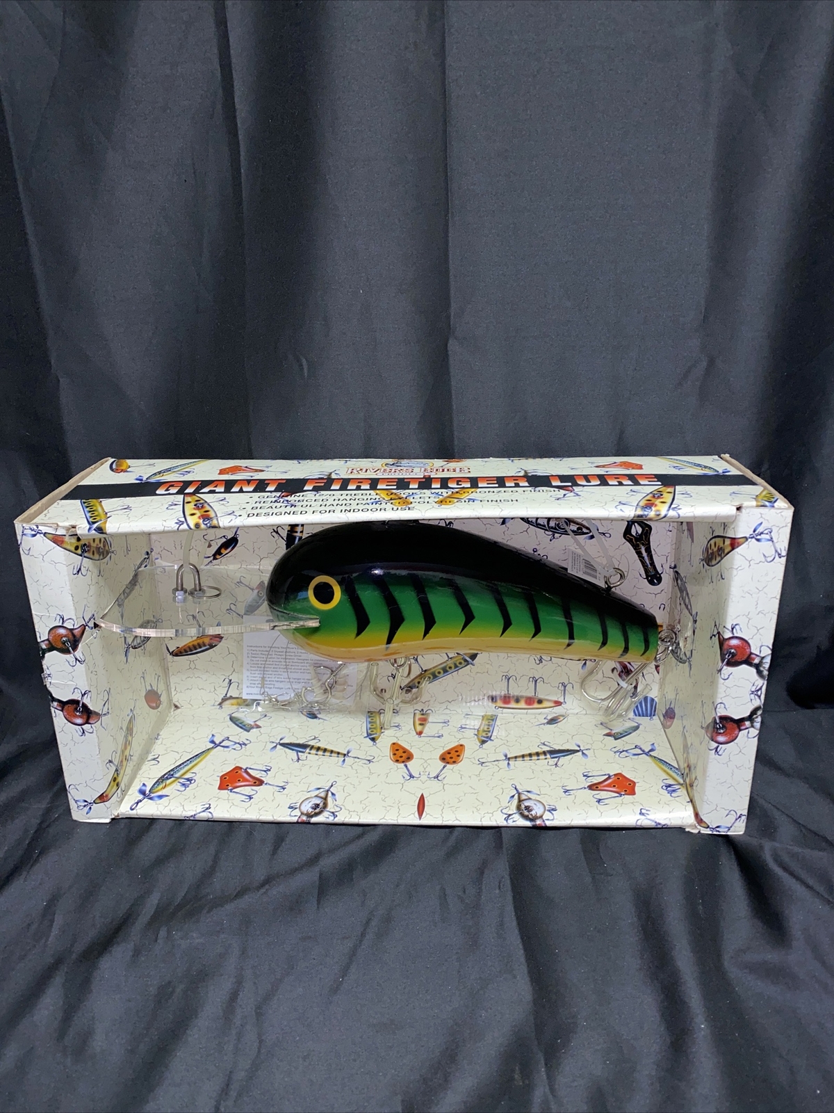 giant fishing lure wall decor