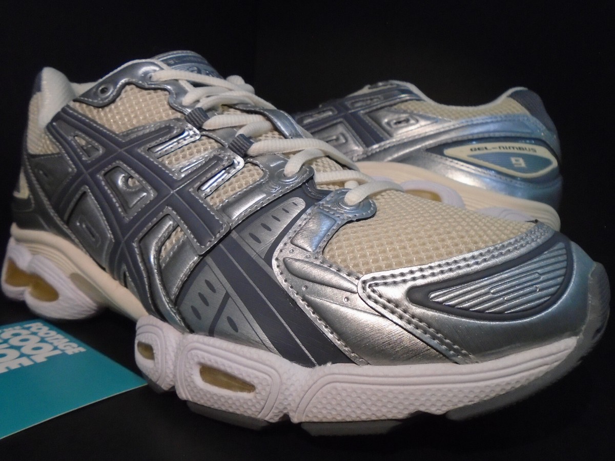 ASICS GEL-NIMBUS 9 1130 PURE SILVER METROPOLIS TAN OFF WHITE ASICS GEL-NIMBUS 9 1130 PURE SILVER METROPOLIS TAN OFF WHITE