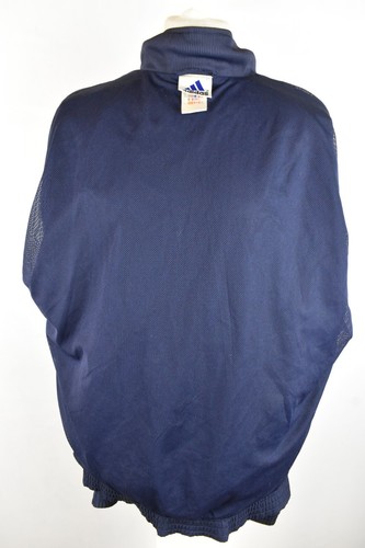 ADIDAS Blue Windcheater Jacket size 44/46 Mens Full Zip Outdoors Outerwear - Picture 5 of 6
