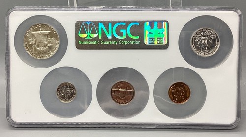 1956 Proof Set - NGC - PF 66 - Type 2 Half Dollar - 第 12/12 張圖片