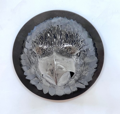 1992 Thompson zeitgenössischer Vintage moderner Metalladler Vogel Wandskulptur Kunst Tacoma - Bild 20 von 24