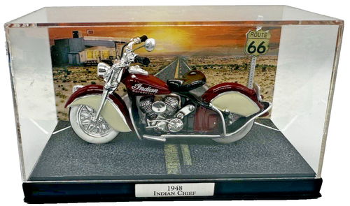 1948 Indian Chief Bradford Exchange Open Road Diorama Collection RT 66