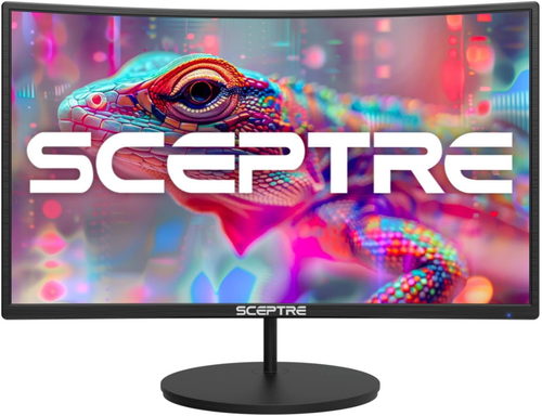 Curved 27" FHD 1080P 75Hz LED Monitor HDMI VGA Build-In Speakers, EDGE-LESS Meta - Picture 9 of 12