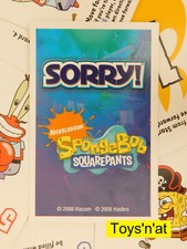 Replacement Sorry! SpongeBob Game Card (One, Your Choice)
