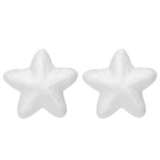 Foam Stars for DIY Arts and Craft 1.18x1.18" Polystyrene Stars Project 2 Pack