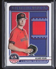 Allard Helms 2023 Panini USA Stars & Stripes World Cup GU Jersey Relic #U18-AH