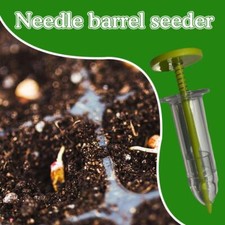 Manual Syringe Seeder Mini Seed Sowing Dispenser Garden Seeding Equipment T I1G8