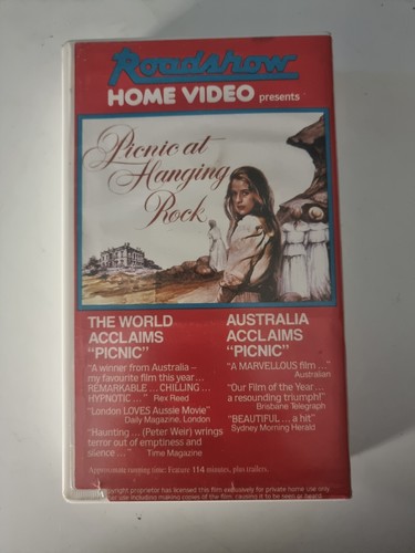 Picnic At Hanging Rock Original- VHS- Australian- EX RENTAL - Picture 2 of 2