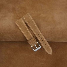 Brown Suede Leather Watch Strap Band 18mm 19mm 20mm 21mm 22mm 23mm