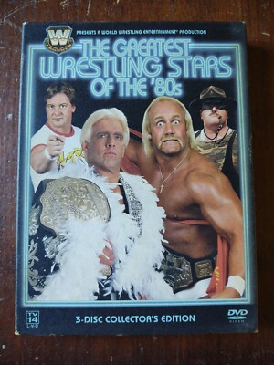 WWE WWF Greatest Stars of the 80s Wrestling 3 Disc DVD Set Hulk