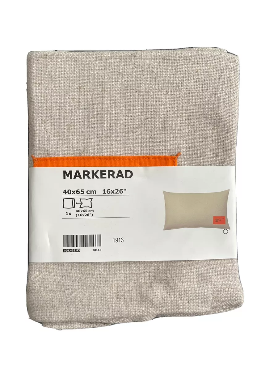 VIRGIL ABLOH x IKEA Markerad Collection PILLOW Cushion Cover Beige