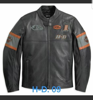 Harley Davidson Screaming Eagle Men's Motorcycle Motorbike Real Leather Jacket