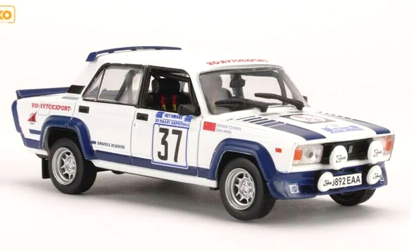 IXO DIECAST 1/43 LADA VAZ 2105 VFTS #37 ACROPOLIS RALLY 1983 OHU/DIENER RAC294
