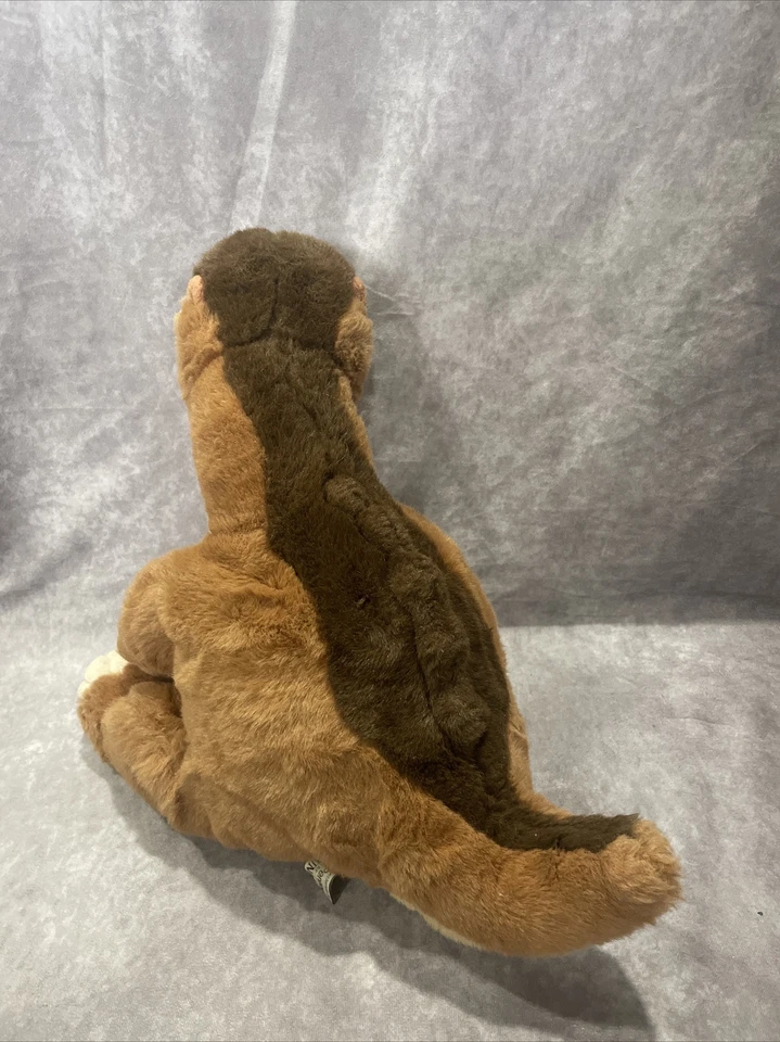 Peluche Land Before Time Vintage Littlefoot Dinosaurio 16" 1988 Gund Tag Foto 3 de 4