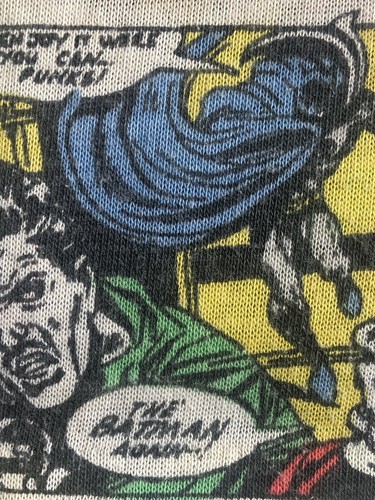 Maglietta vintage Batman Superman Rob Roy T-shirt fumetto USA taglia 5 singola - Foto 13 di 17