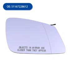 4Pin Passenger Right Side Mirror Glass For 2010-2016 BMW 528 550 535