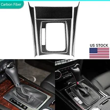 5x Real Carbon Fiber Console Gear Shift Panel Cover For Benz C Class W204 07-14