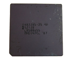 Genuine Vintage Rare Intel SZ138 A82385-25 B 25MHz Ceramic Cache Controller