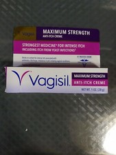 Vagisil Max Strength Feminine Anti-Itch Cream w/ Benzocaine 1 oz Exp 10/26 #L4