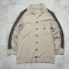 Adidas 70s Made in West Germany Vintage Track Jacket Jersey Metal Buttons Used