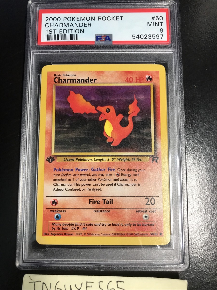 PSA9 ヒトカゲ 旧裏 charmander 1997 ロケット団 PSA9】ヒトカゲ ○ : 旧裏 [PMCG4 No.004](拡張パック「ロケット団