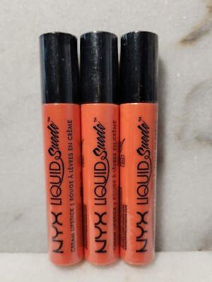 X3- NYX Liquid Suede Cream Lipstick Waterproof LSCL14 Foiled Again