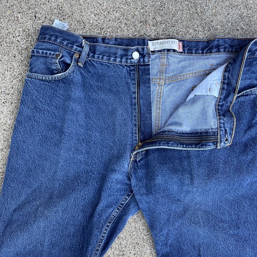 Levis 505 Regular Straight Leg Men's Denim Jeans Size 42 x 32 Blue 005054891 - Picture 10 of 10