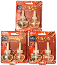 6 Count Glade Scented Oil Refills - Autumn Spiced Apple - Limited Edition