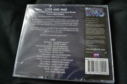 CD Audiobook Doctor Who The 7th Doctor Special Love and War Bernice Summerfield - Picture 4 of 4