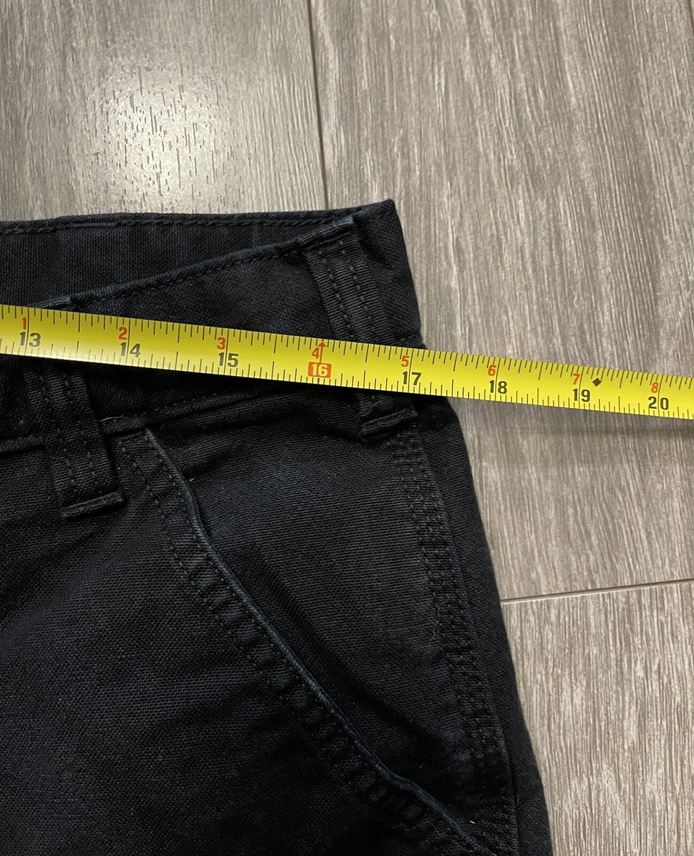 Vintage Men's Carhartt 103334 BLK Relaxed Fit Carpenter