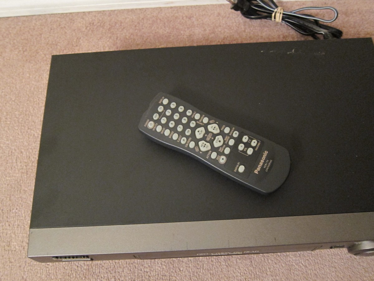 PANASONIC AG 2580 VCR VHS player/recorder with remote 791871302262