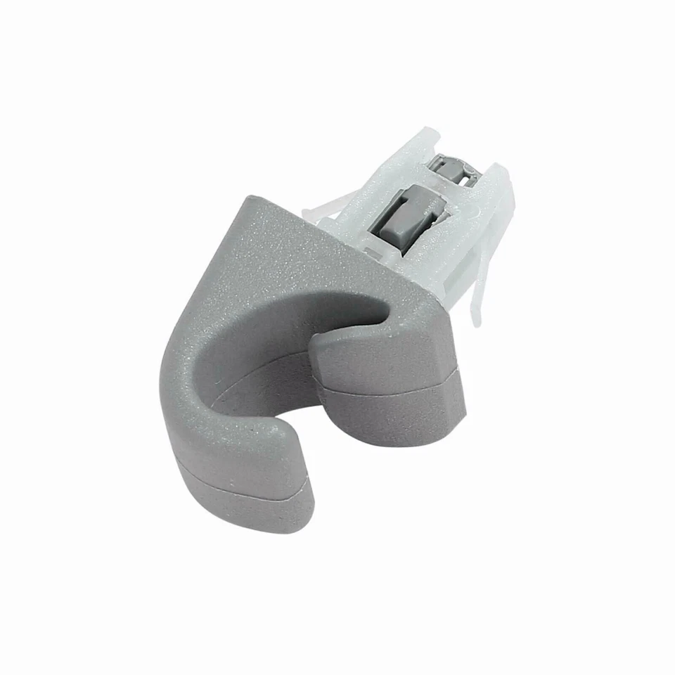 Par de soportes de gancho con clip para visera de sol gris para Toyota Camry Corolla Highlander Prius Foto 4 de 4